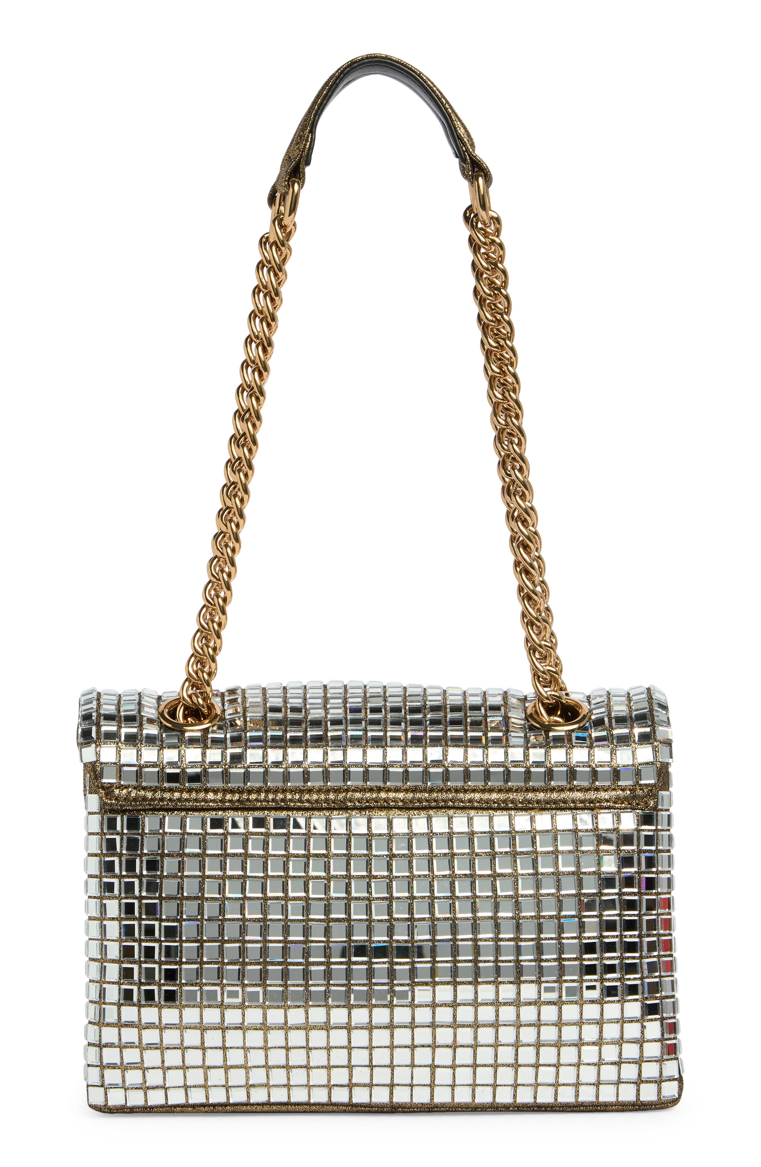 Kurt Geiger London Brixton Shoulder Bag, Alternate, color, Gold Combo