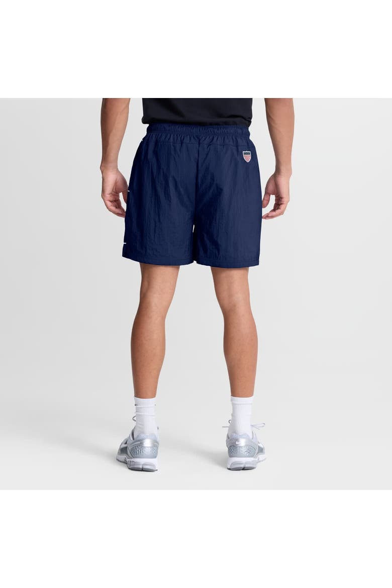 Men's Fanatics Navy Team USA In the Zone Badge Woven Shorts, Alternate, color, Navy