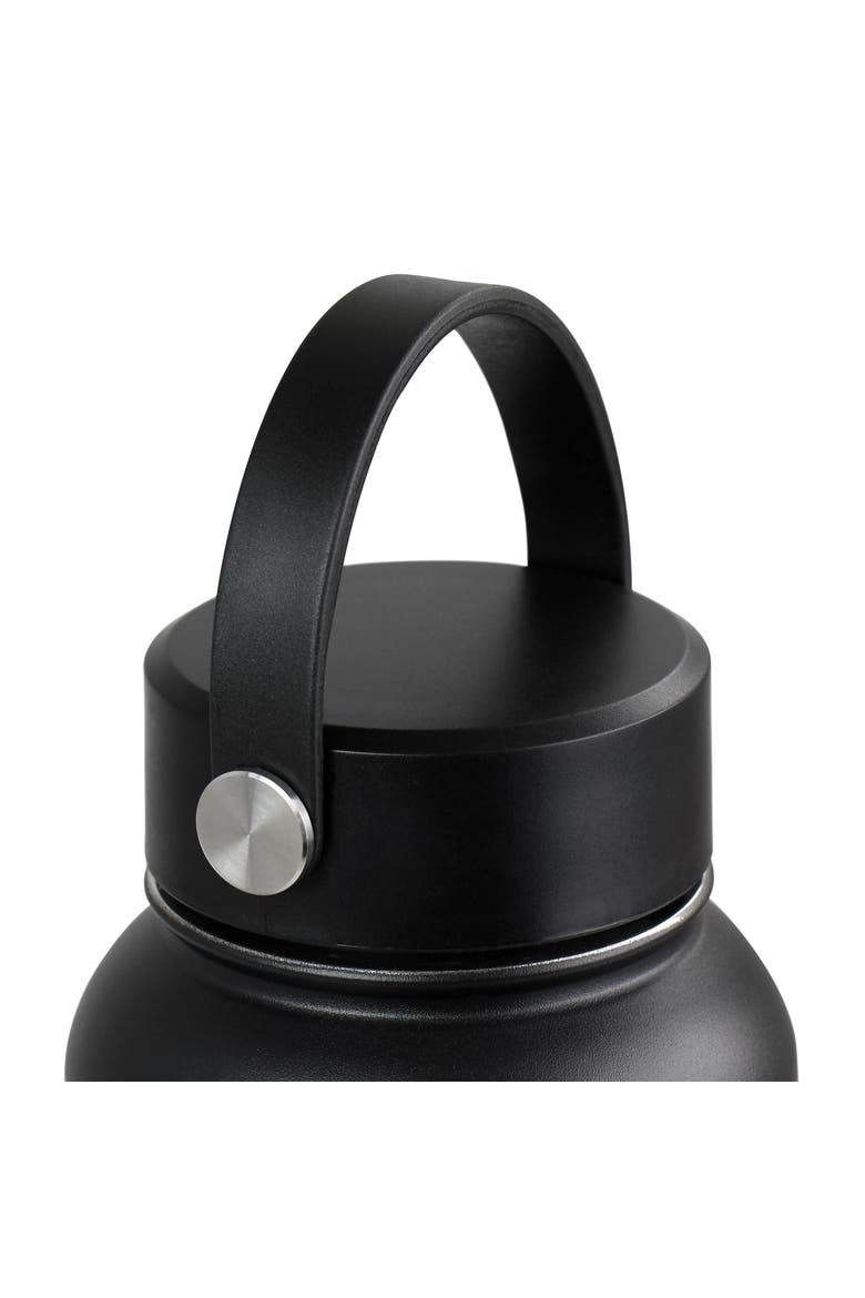 38 oz. Thermal Bottle with Lid, Alternate, color, Matte Black
