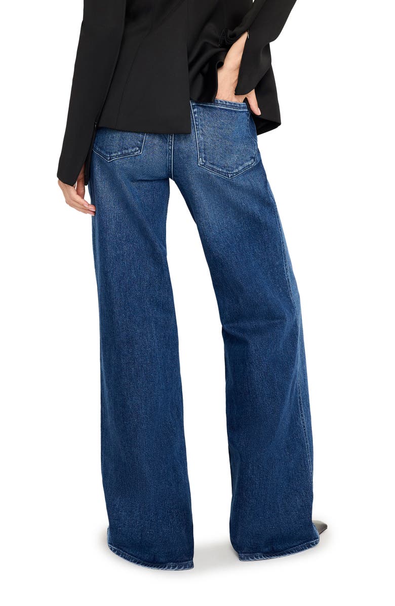Good American Good Skate High Waist Wide Leg Jeans, Alternate, color, Bblue83