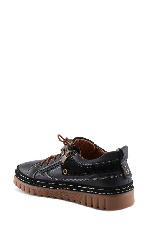 Spring Step Lauria Sneaker In Black