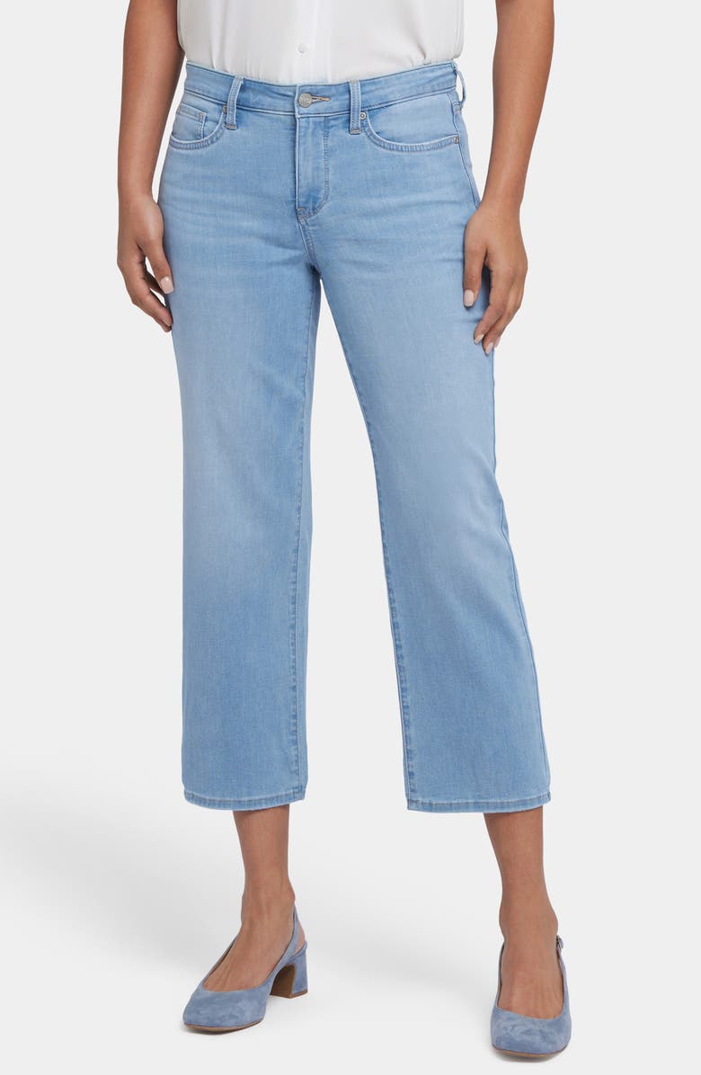 NYDJ Piper Crop Relaxed Straight Leg Jeans, Main, color, Canary Beach