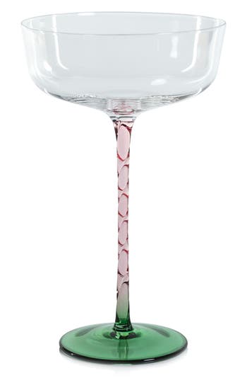 Zodax Sachi Set Of 4 Martini Glasses
