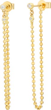Bony Levy Mykonos Diamond Ball Chain Drop Earrings (Nordstrom Exclusive)
