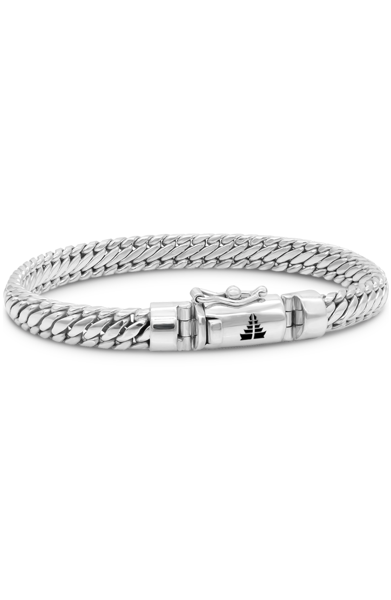 DEVATA Java 7mm Chain Bracelet in Sterling Silver, Alternate, color, Silver
