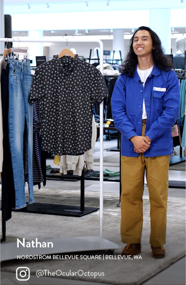 That'll Do Classic Fit Floral Print Short Sleeve Button-Down Shirt, sales video thumbnail