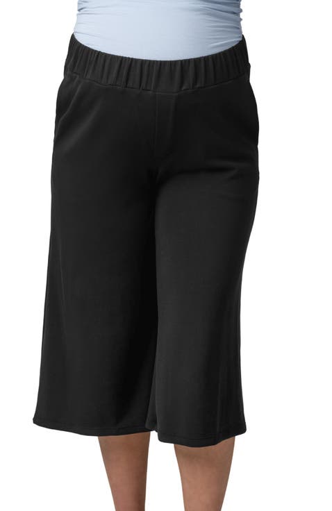 Evie Maternity & Postpartum Pull-On Cropped Pant