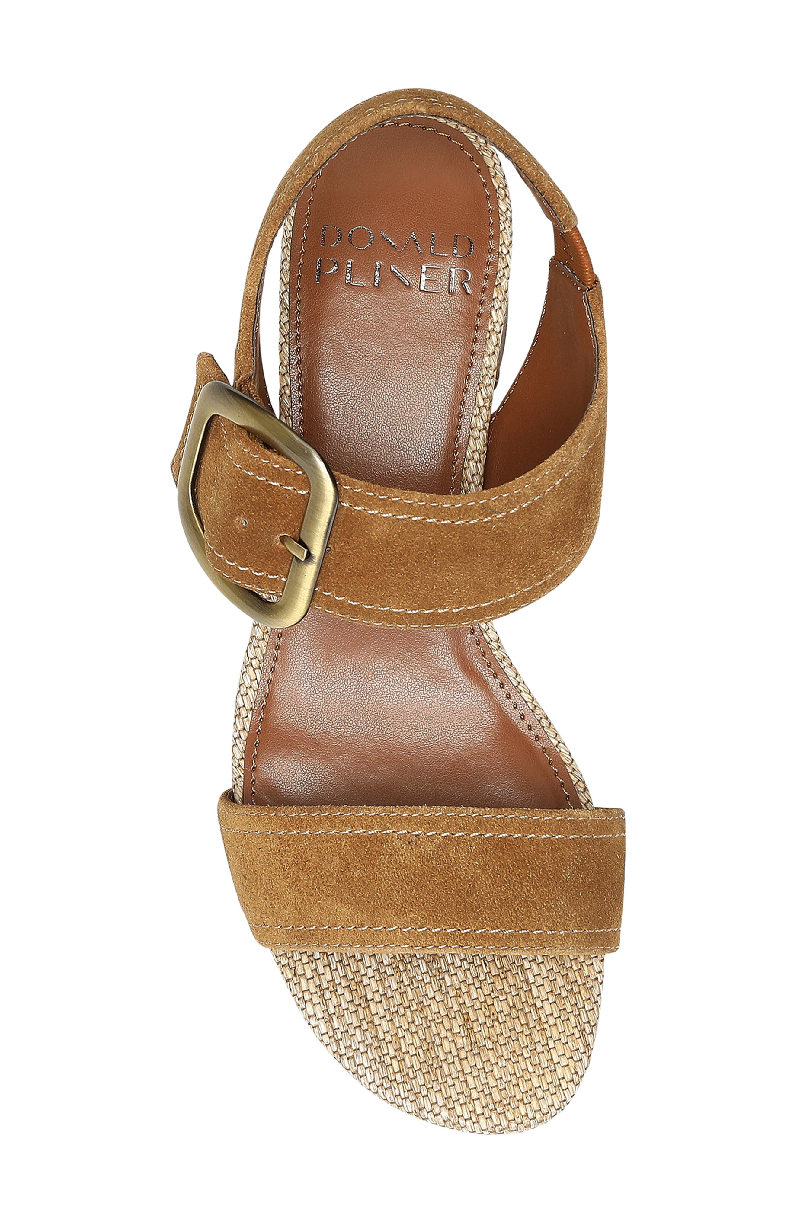 Donald Pliner Neve Lizard Embossed Mid Heel Sandal (Women) | Nordstromrack