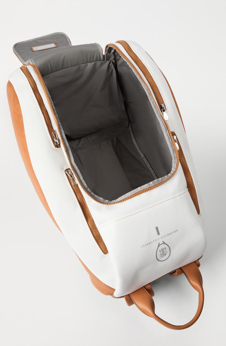 Brunello Cucinelli Padel backpack, Alternate, color, Natural