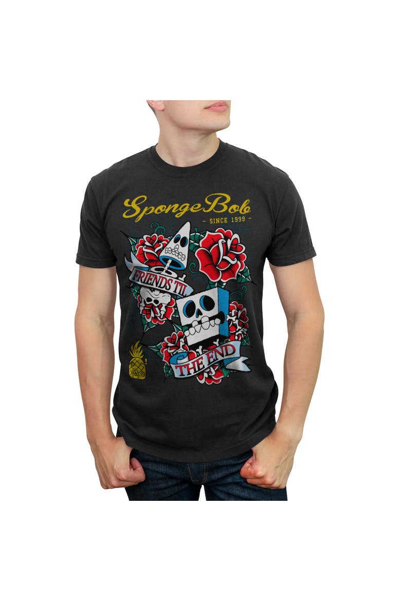 Men's Friends Til the End T-Shirt, Main, color, Black