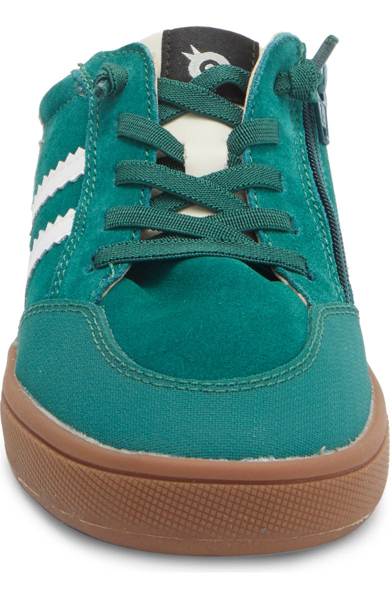 OLD SOLES Kids' Wos Runner Sneaker, Alternate, color, Emerald Suede / Snow