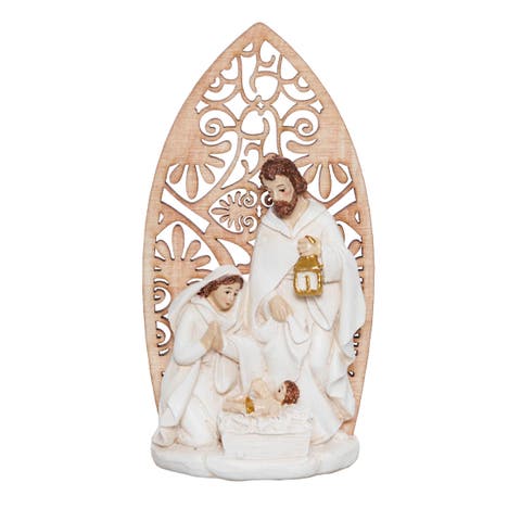 Small Holy Family Nativity Figurine