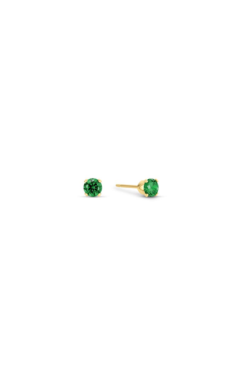 Set & Stones Birthstone Studs, Main, color, Gold / May