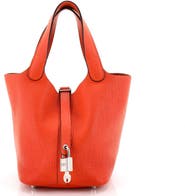 Pre-Owned Hermes Picotin Lock Bag Clemence PM