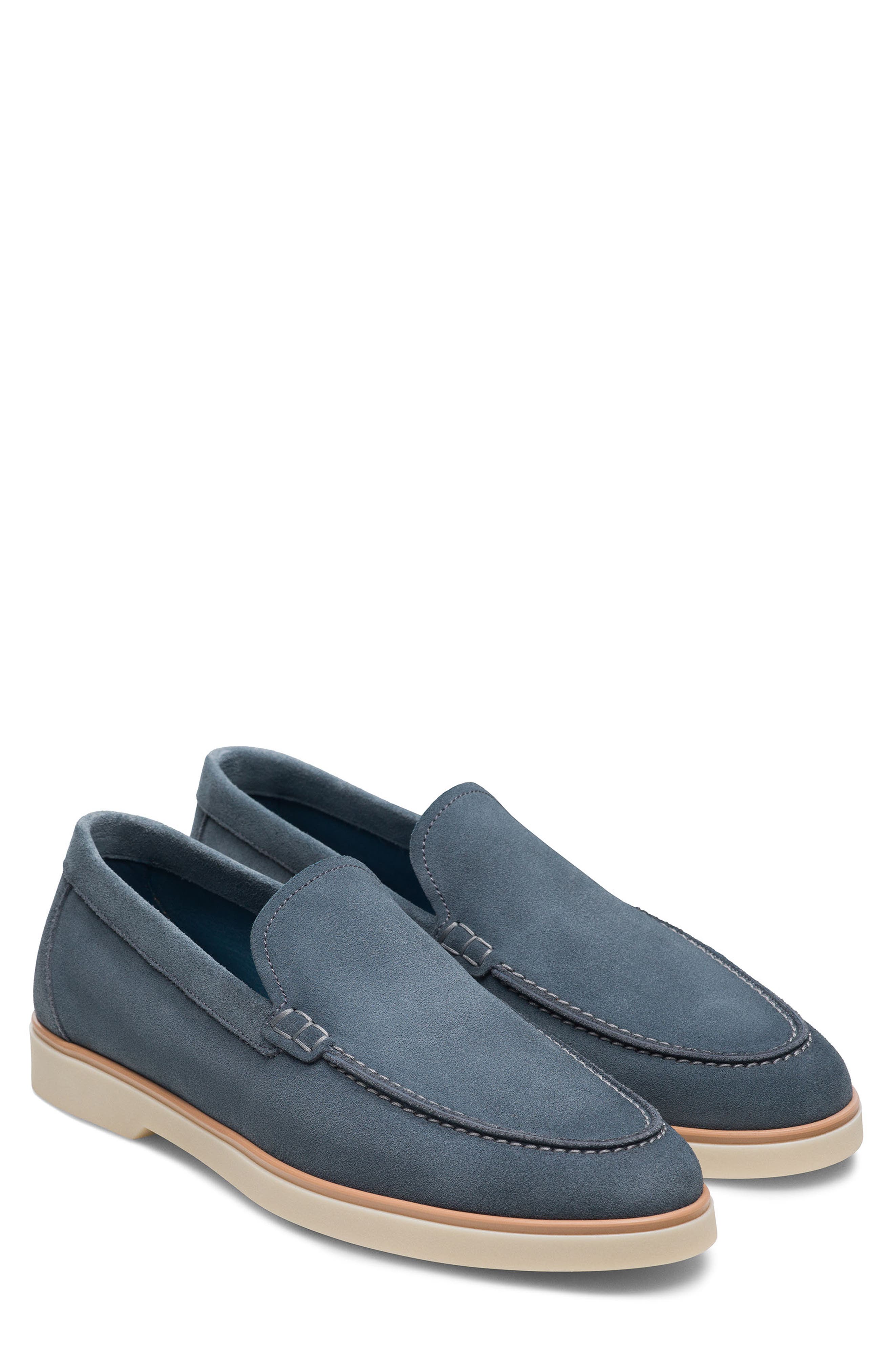 Magnanni Beignet II Apron Toe Suede Loafer