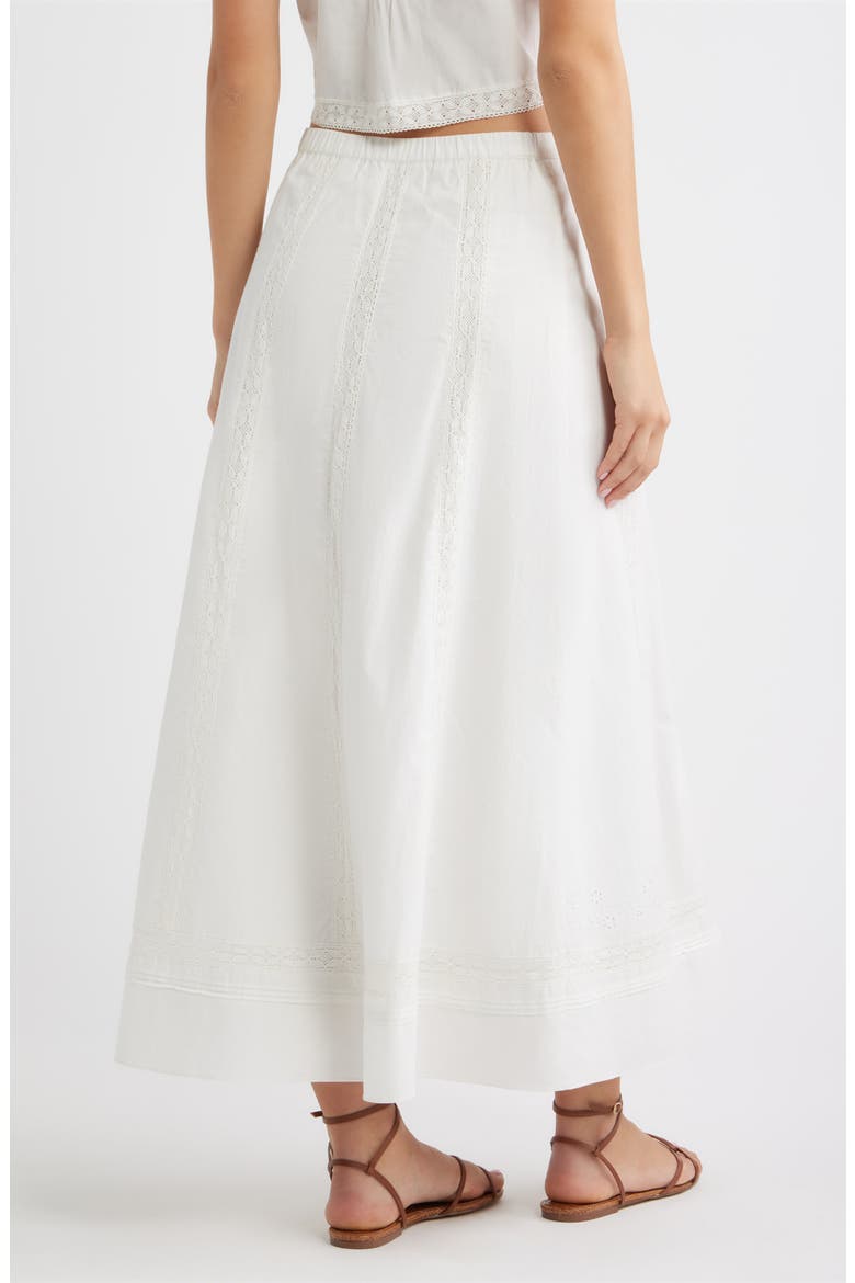Aylin Midi Skirt, Alternate, color, IVORY