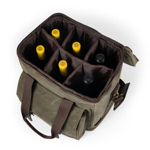 Legacy Weekender 6 Bottle Insulated Wine Bag In Gray