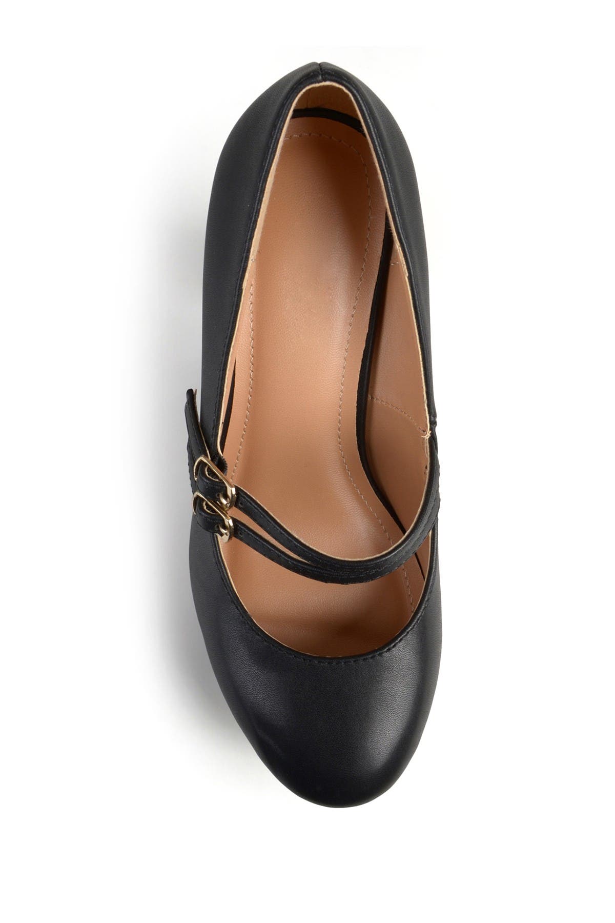 Journee Collection Windy Mary Jane Pump, Alternate, color, Black