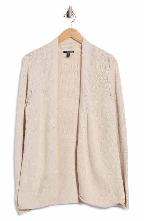 Open Front Organic Cotton Cardigan