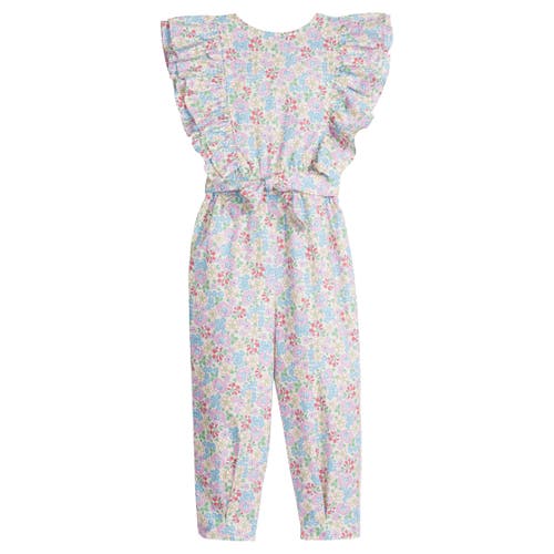 Shop Bisby Kids' Floral Sadie Jumpsuit In Bloombury Blossoms