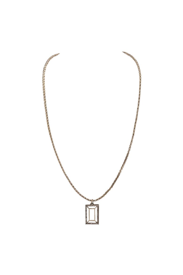 VAZIO PENDANT, Main, color, White Rhodium Plated