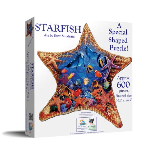 Starfish 600 piece Jigsaw Puzzle for Adults Special Shape