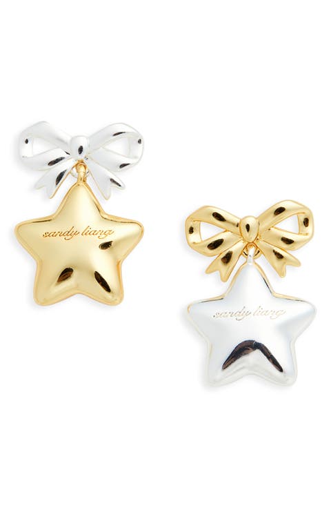 Boshi Bow & Star Drop Earrings