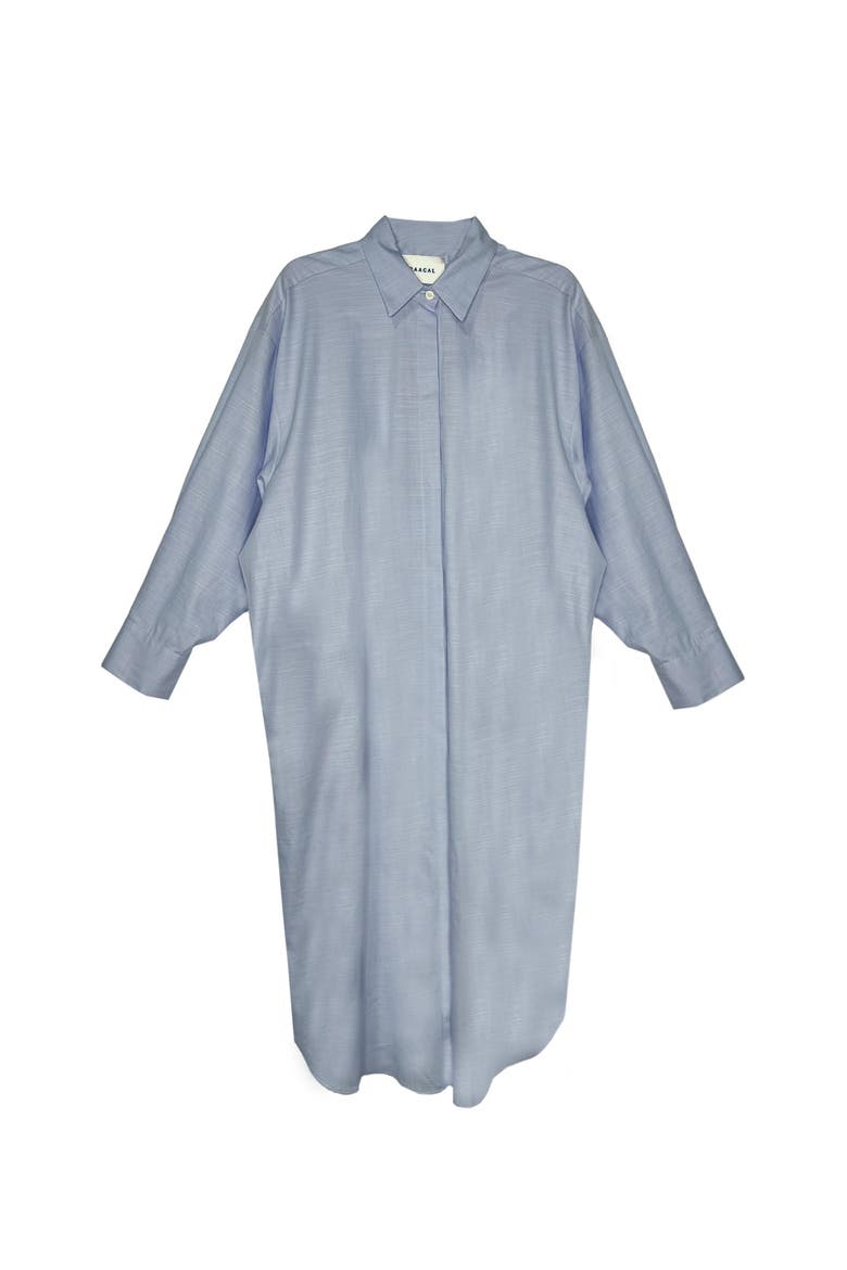 Mia Oversized Shirt Dress, Main, color, Light Blue