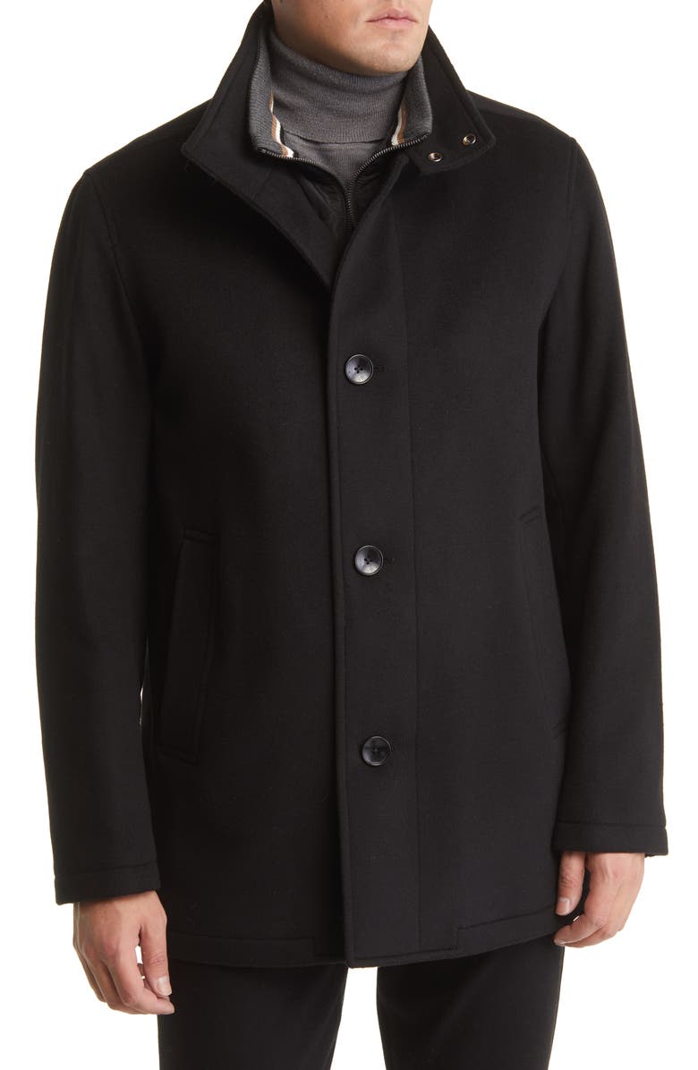 BOSS Coxtan Virgin Wool & Cashmere Coat, Alternate, color, 