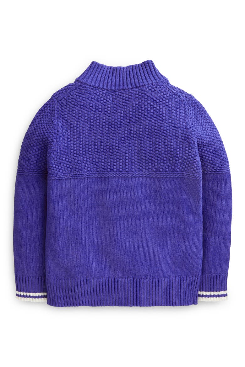 Kids' Half Zip Sweater, Alternate, color, BLUING