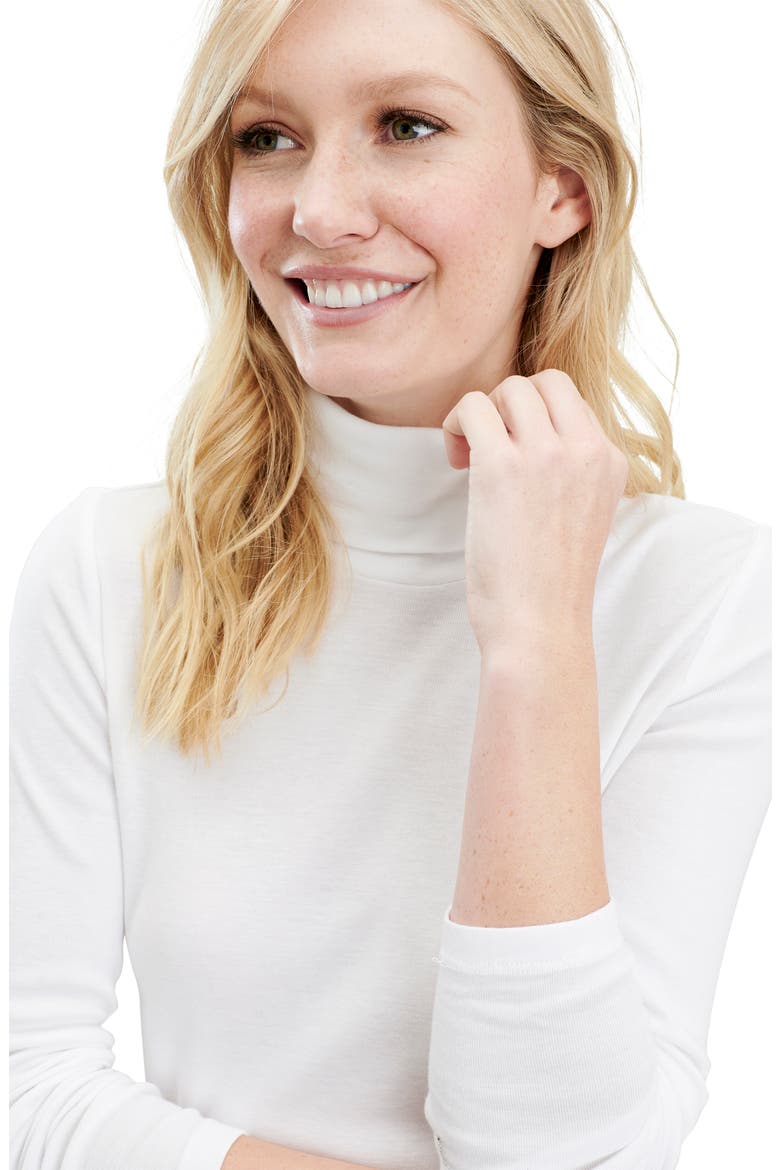 Classic Turtleneck, Alternate, color, WHITE