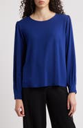 Eileen Fisher Pleat Sleeve Top