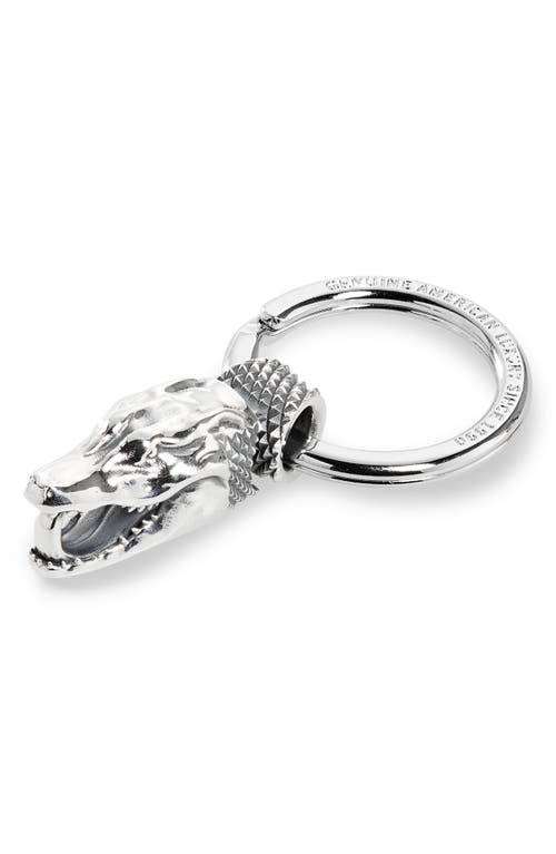 Good Art Hlywd Gator Head Keychain in Silver  product