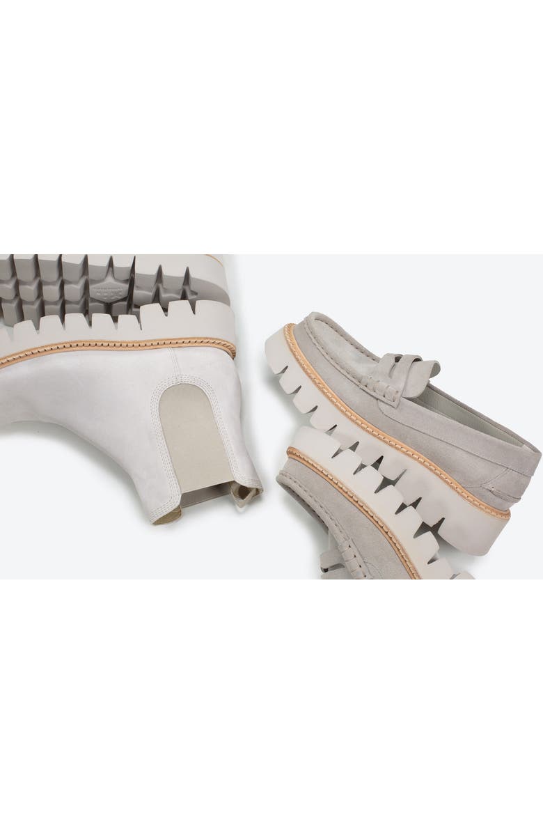 Pedro Garcia Salinda Lug Sole Boot, Alternate, color, Pearl Velour