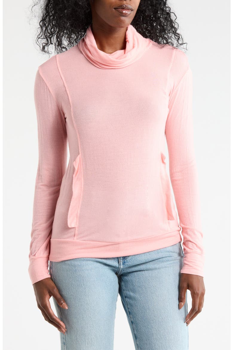 Turtleneck Sweater, Main, color, BRANDIED MELON
