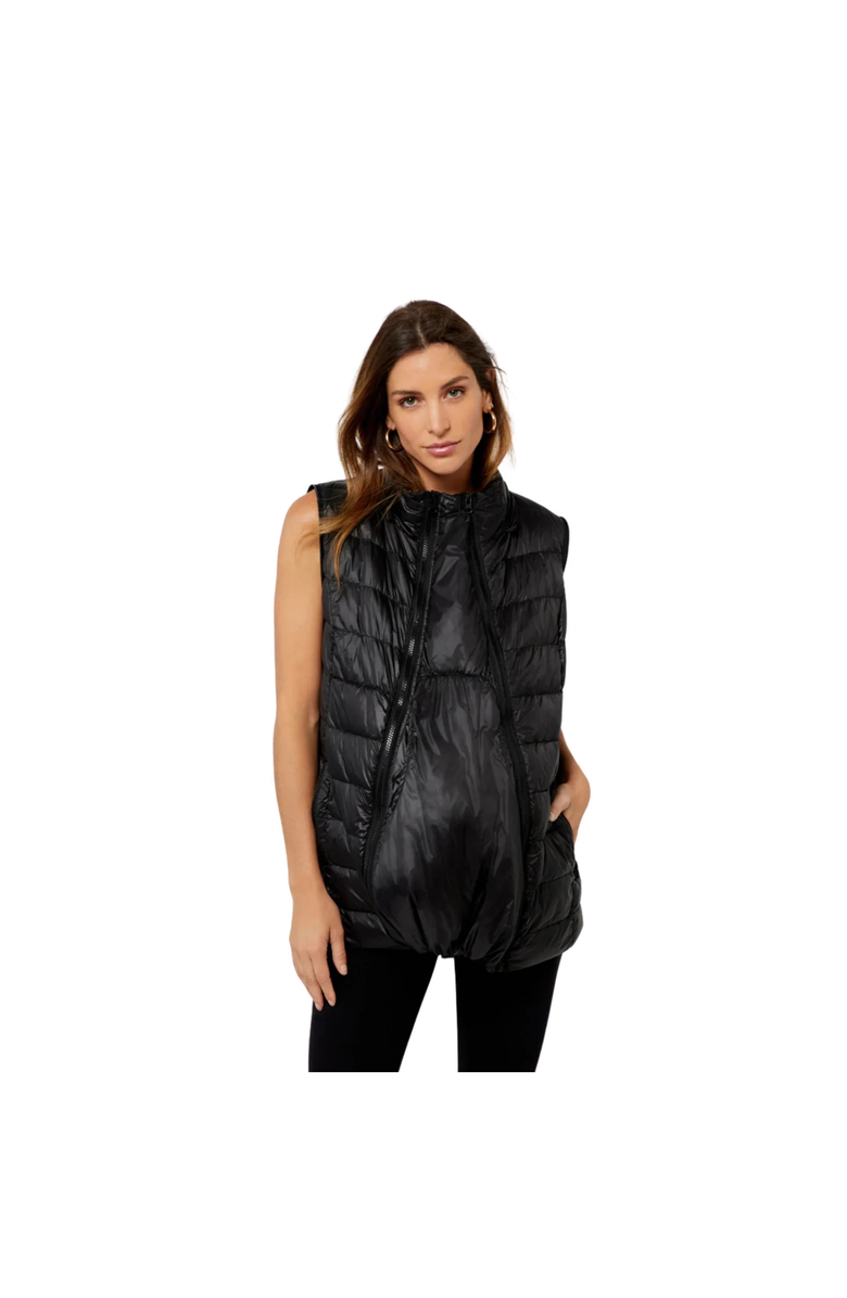 Modern Eternity Maternity Modern Eternity Lola 5-in-1 Down Maternity Jacket, Alternate, color, Black