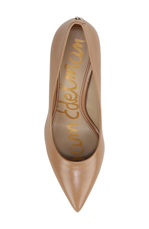 Sam Edelman Hazel Pointed Toe Pump In Brown