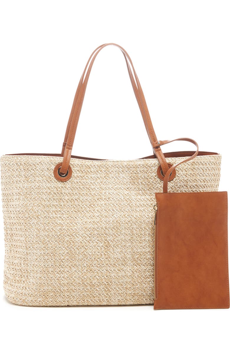 Sole Society Apryl Woven Tote, Alternate, color,