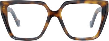 Loewe Anagram 55mm Butterfly Optical Glasses | Nordstrom