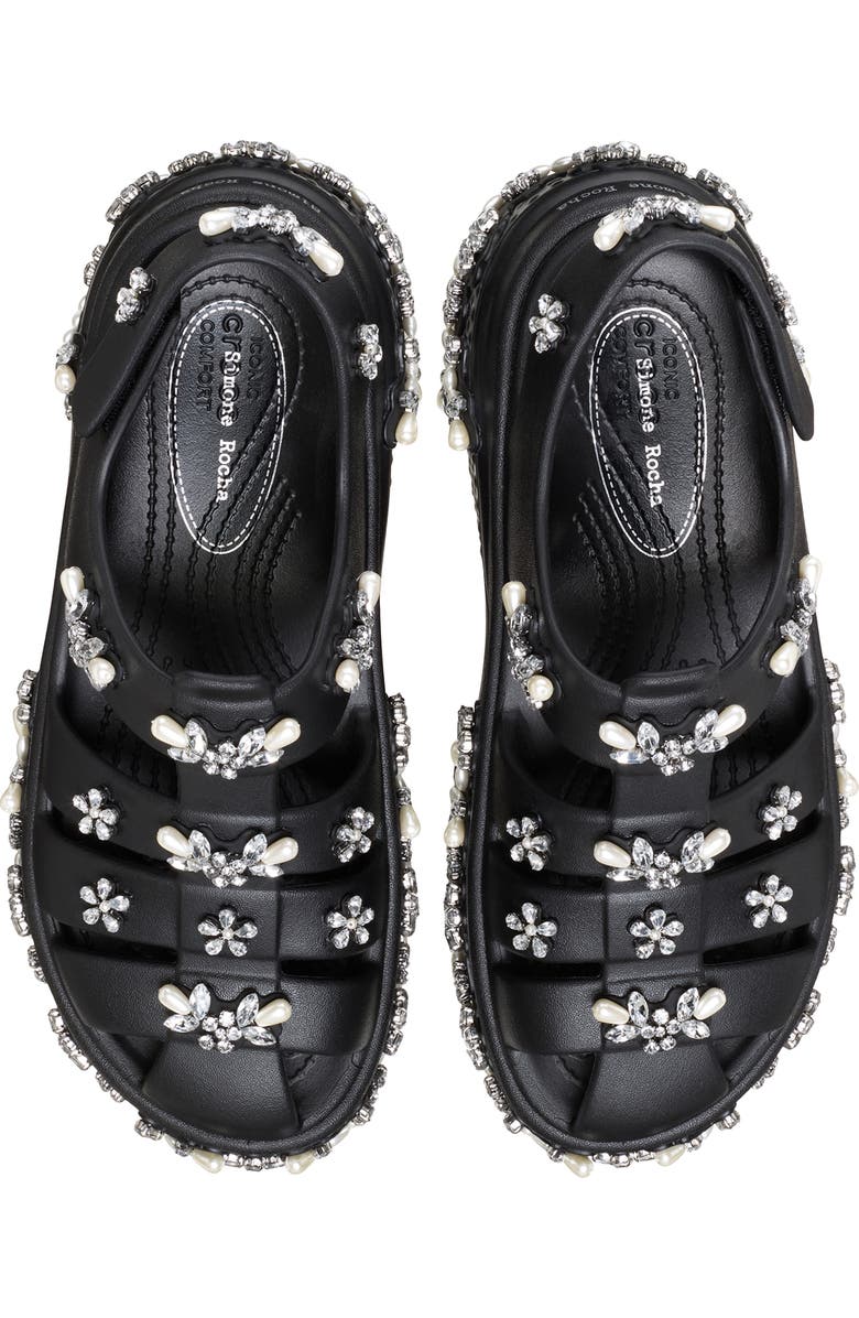 CROCS x Simone Rocha Stomp Platform Fisherman Sandal, Alternate, color,