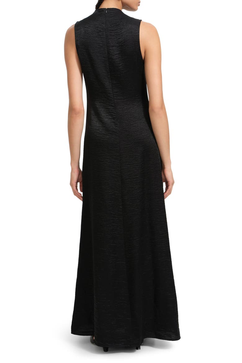 Senna Satin Gown, Alternate, color, BLACK