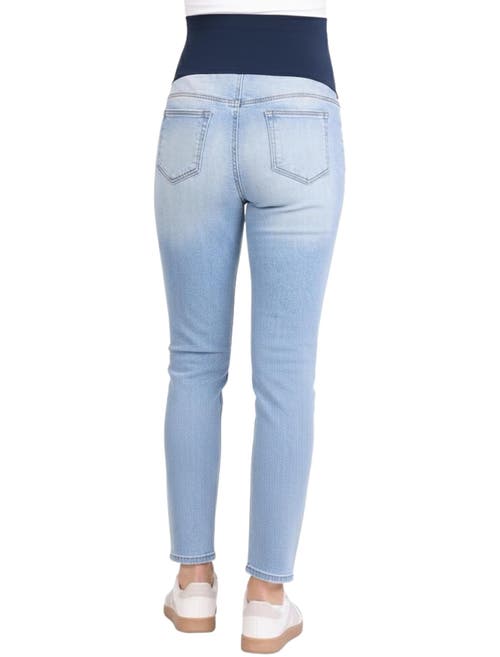 Motherhood Maternity Secret Fit Ankle Length Skinny Jeans In Blue