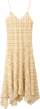 MANGO Glasgow Check Print Sundress
