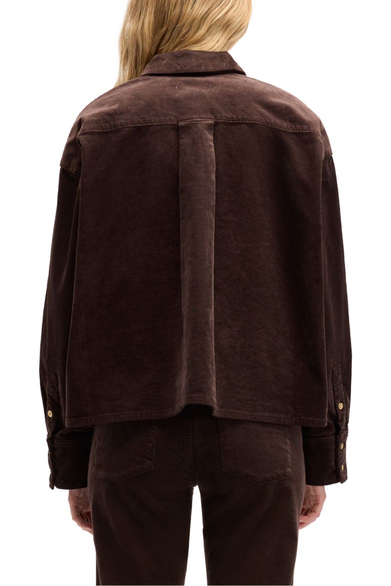 Nina Corduroy Shirt, Alternate, color, CORDUROY COFFEE