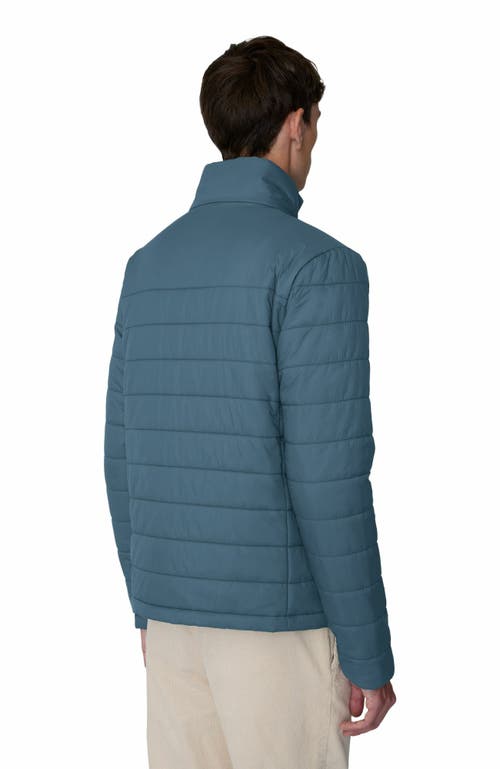 Quartz Co. Neal 2.0 Quilted Jacket In Ice Blue