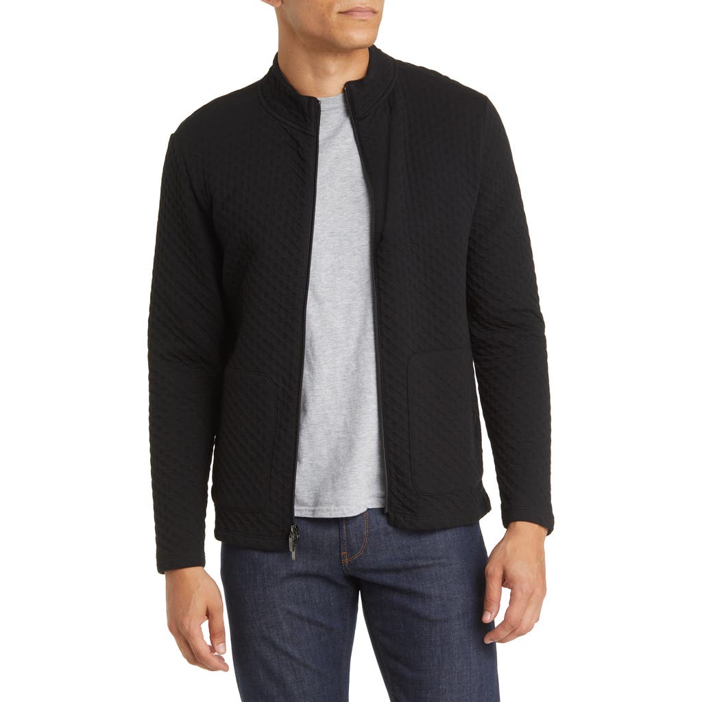 Robert Barakett Morven Full Zip Jacket In Black