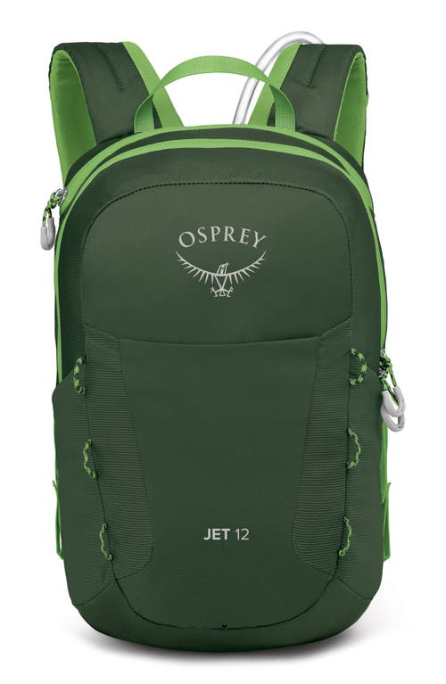 Osprey Kids' Hydrajet 12-liter Water Resistant Backpack In Green