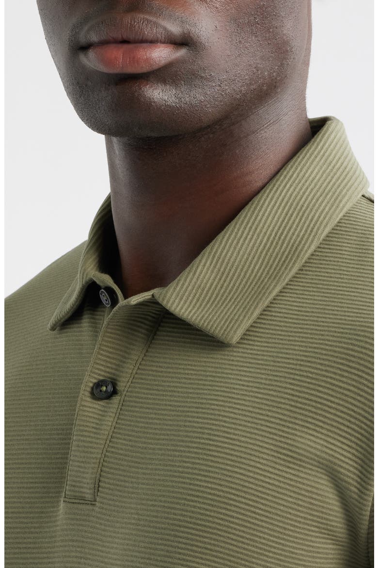 Pleins Long Sleeve Polo, Alternate, color, MEDIUM GREEN