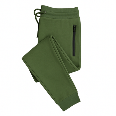 Mens Ultra Soft Singe Pack Dual Zipper Jogger