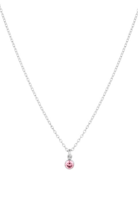 Birthstone Charm Necklace